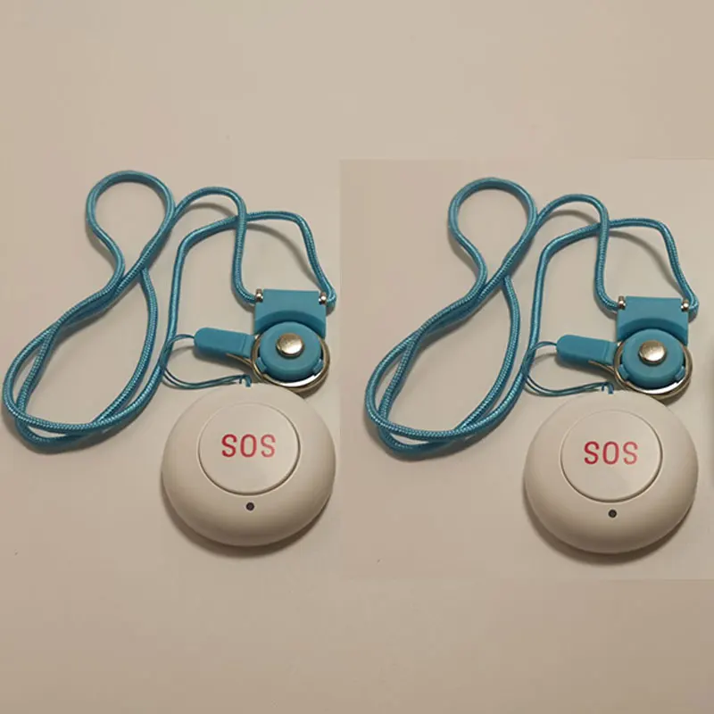 SOS Call Button Elderly Caregiver Pager Emergency Wireless SOS Medical Alert System with battery for Seniors Patients Elderly