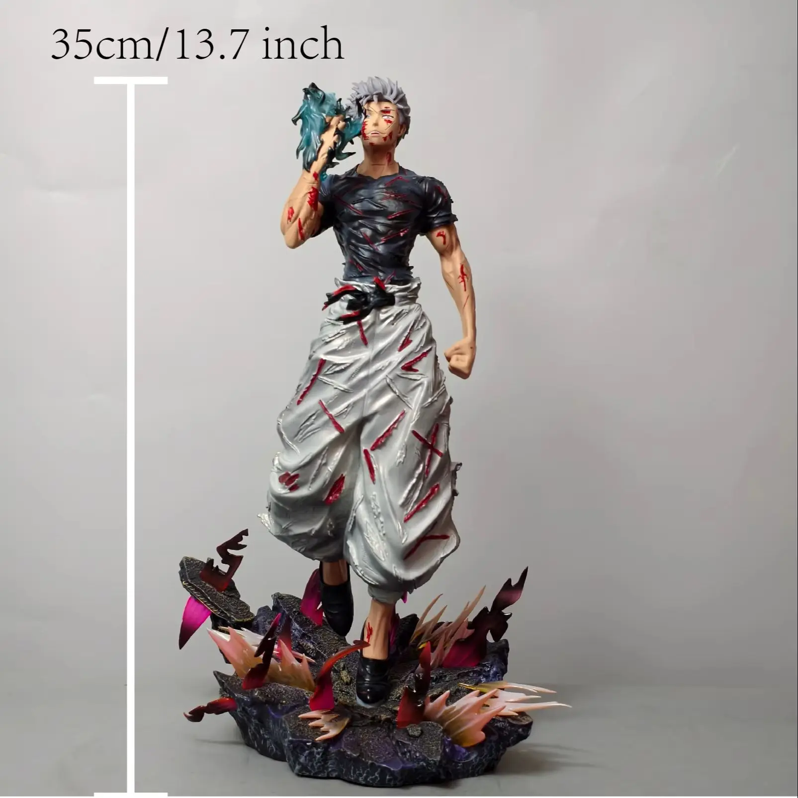 35cm 13.7 inch Anime Gojo Satoru Action Figures Pvc Statue Desktop Ornamen Collection Statue Model Decoration Room Toys Gifts