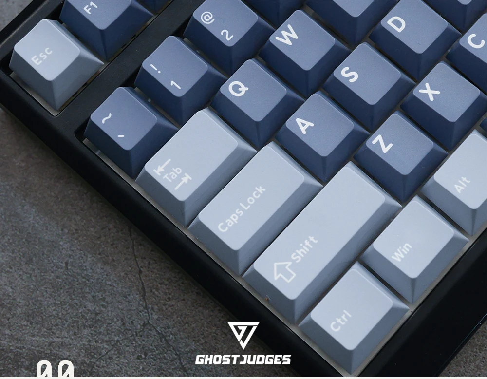 Doubleshot Keycap para teclado MX, juízes fantasmas,