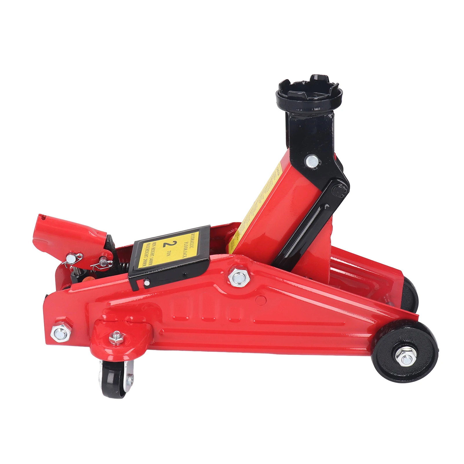 Floor Jack 2T Hydraulic Trolley Jack 140‑290mm with Swivel Wheels for Car Lifting Repair