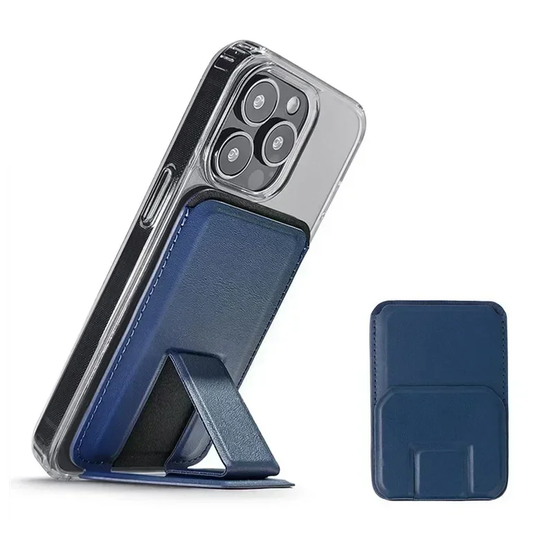 Portafoglio Magnetico Con Supporto Porta Carte Di Credito Per Telefono Per Magsafe Per Iphone 15 13 12 14 Pro Max Back Con Copertura In Pelle Per Cava