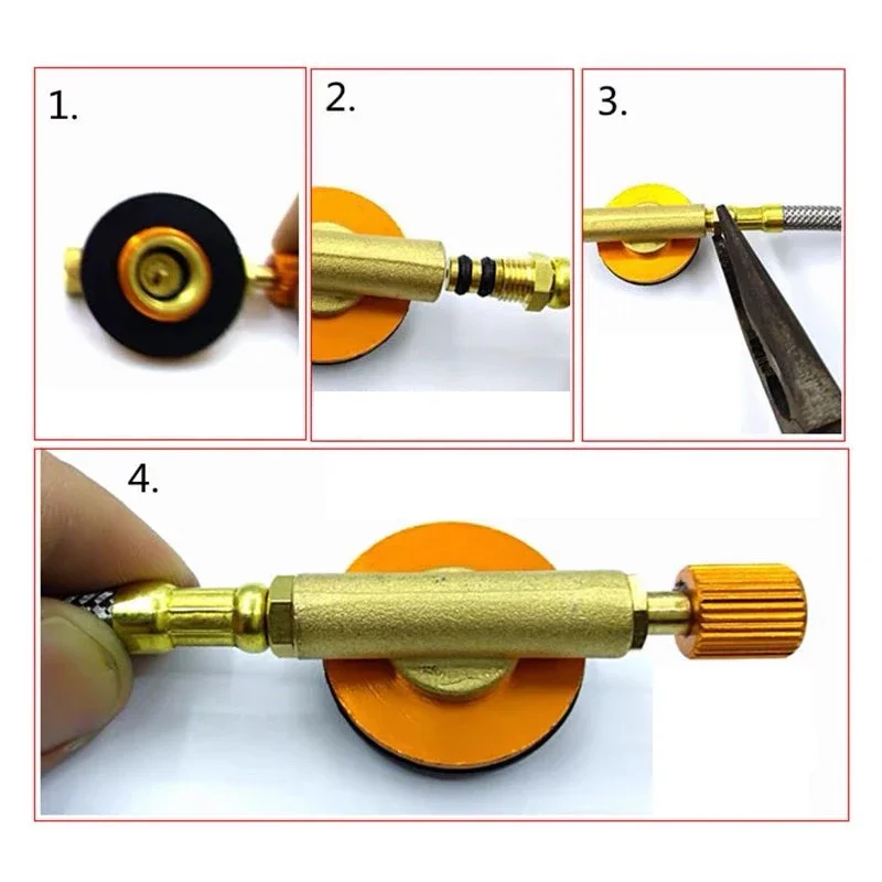 Outdoor Camping Stove Replacement Extend Pipes Gas Adaptor Stove Accessories Gas Hose Extension Accessories