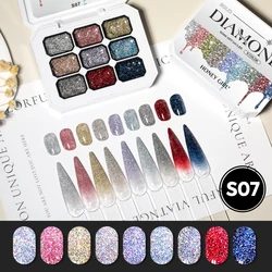 Vibrant Shiny Gel Nail Polish Set - Durable & Essential for Manicures and Pedicures (S07)