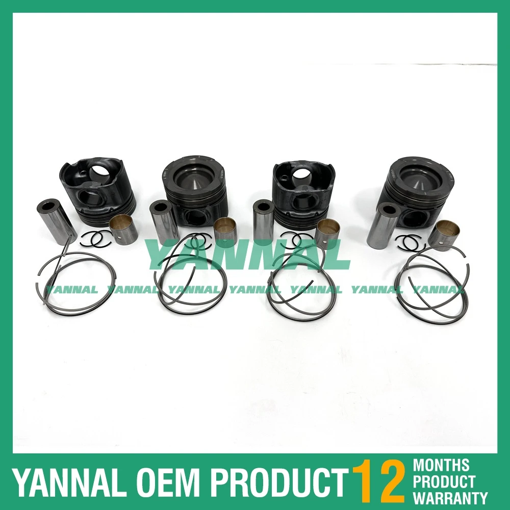 

Piston With Rings For Toyota 1GD Engine Spare Parts