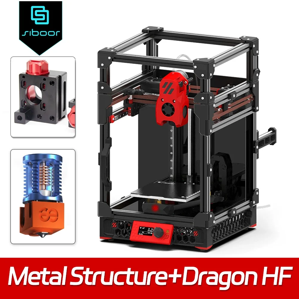 VORON V0.2 R1 3D Printer SIBOOR V0.2 R1 [Aug,2023] 3d printer kit Updated Version + CNC Metal Structural Part