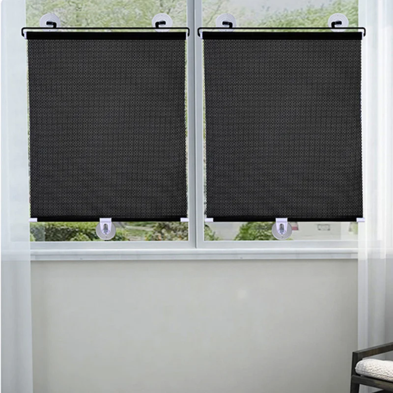 Blackout Curtains, Window Blackout Fabric Portable Blackout Roller