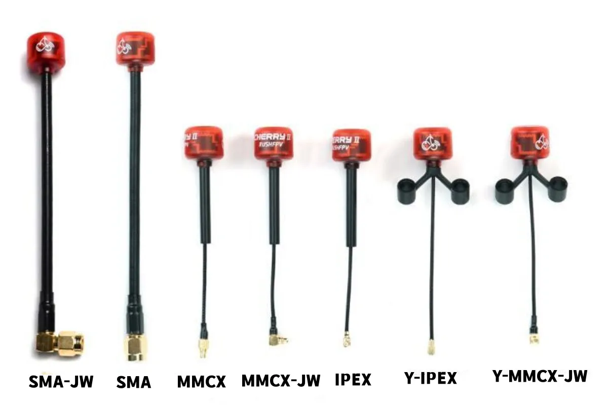 RUSHFPV-체리 2 II 5.8G 1.8DBI FPV 안테나 LHCP RHCP, FPV 프리스타일 아날로그 디지털 드론 DIY 부품용