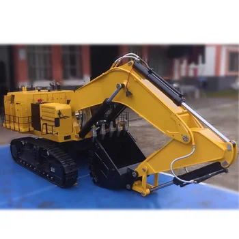 Metalowe koparka RC hydrauliczne 1/14 Carter 6015B zdalnie sterowane światła ciężarówka budowlana wyświetlacz ciekłokrystaliczny TH20437-SMT6