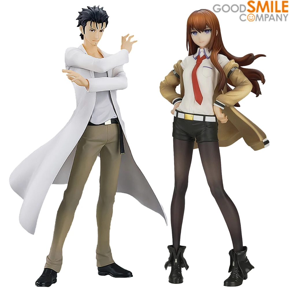 

Good Smile Company POP UP PARADE Steins Gate Makise Kurisu Okabe Rintarou Hououin Kyoma Anime Collectible Figure Model Toys