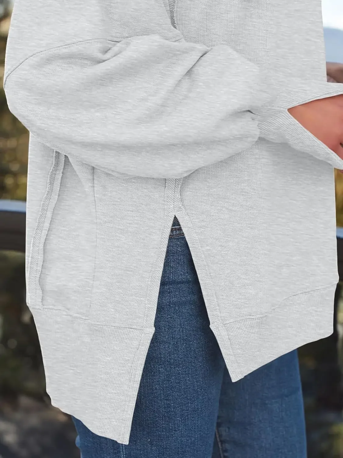 Womens Oversized Crewneck Sweatshirts Hoodies Fall Outfits Fashion Teen Girls Y2k Winter Clothes Streetwear Women