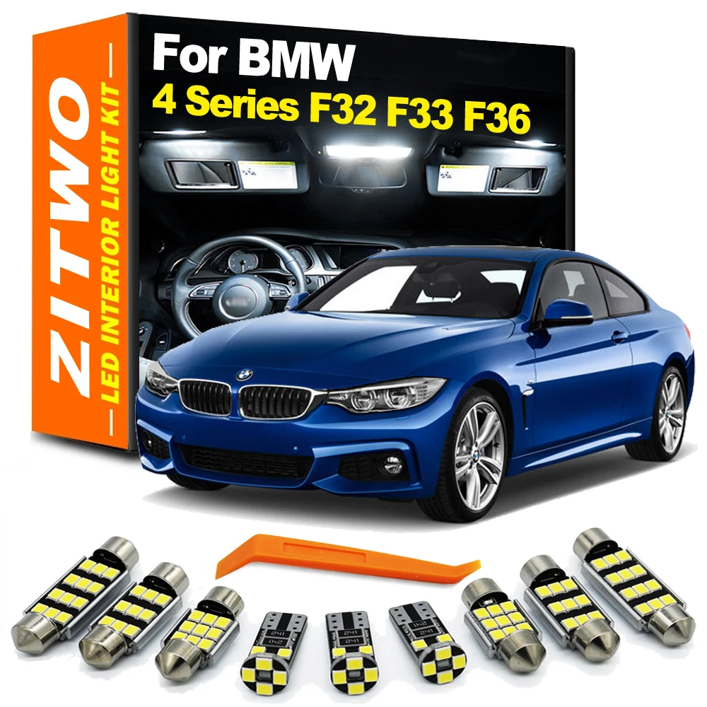 ZITWO 6Pcs LED Bulb Interior Dome Map Light Kit For BMW 4 series F32 ...