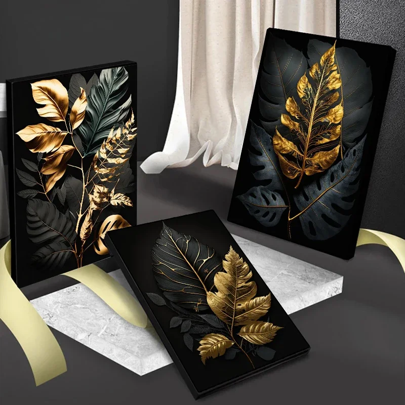 Black and Gold Leaf Plant 2
