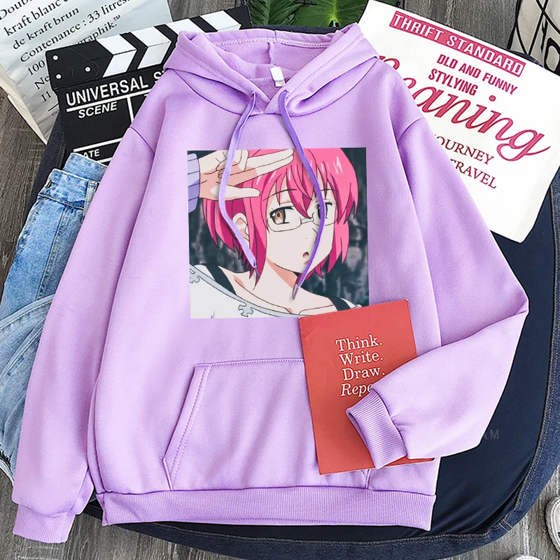 Anime The Seven Deadly Sins Gowther Kawaii Manga Hoodies Women Sweet Cartoon Girl Cute Winter Long Sleeve Hooded Sweatshirts