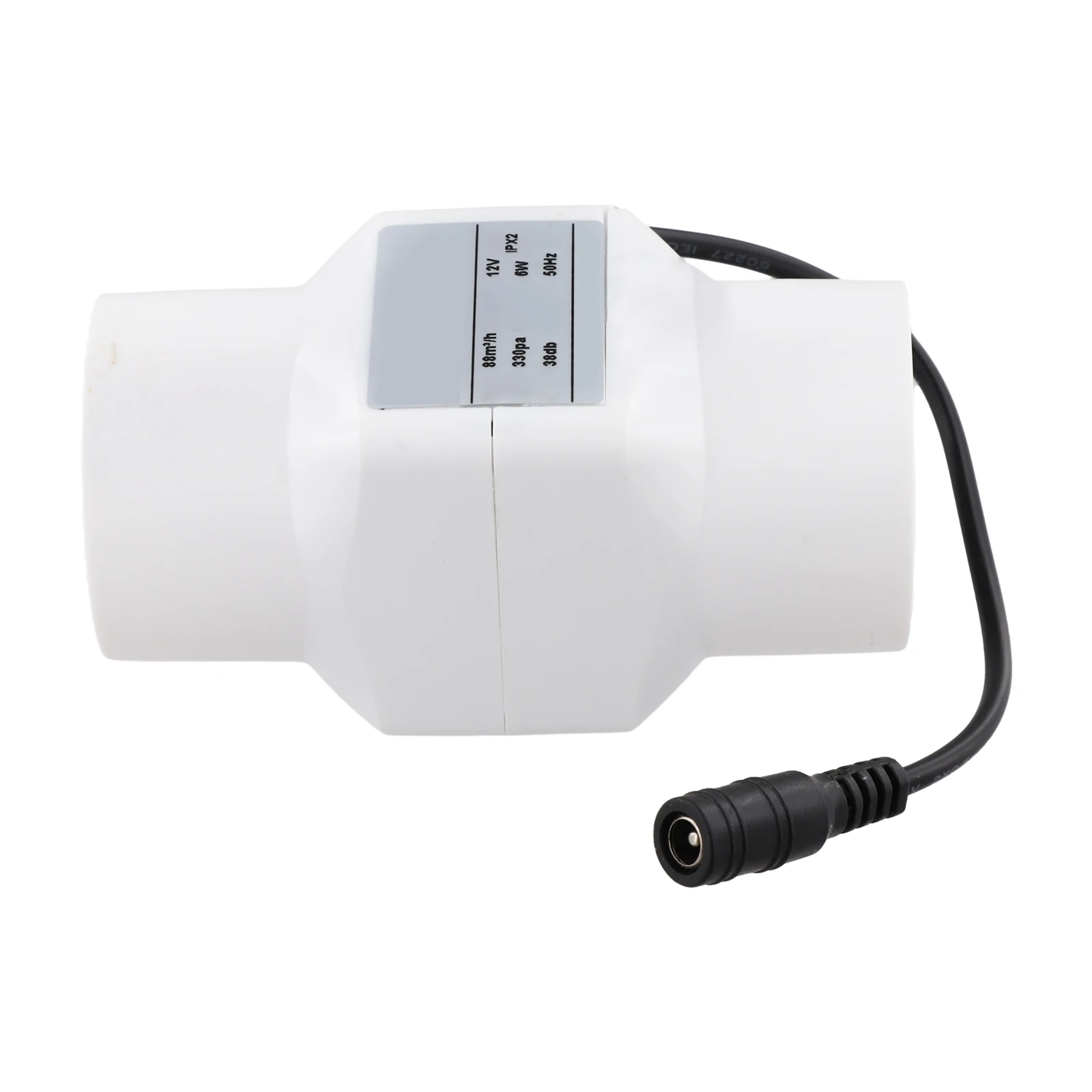 1pc 50mm/60mm Duct Fan Powerful Inline Exhaust Fan 12V 6W Duct Blower Indoor Air Exhaust For Bathrooms