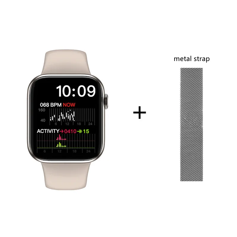 HW37 Series 7 Smart Watch Language Call Blood Sugar Monitoring Caller Information Reminder Music Sports Watch PK W27 Iwo 13 W37 