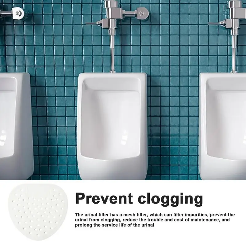 10PCS Urinal Deodorizer Pads Urinal Mat Filter Eco Friendly Natural Mat Safe Multifunctional for Hotels toilet