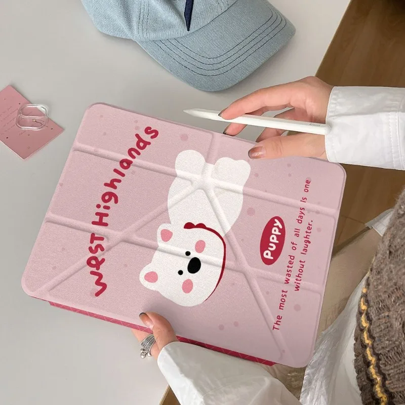 Adorable Puppy Design Tablet Case Cover Accessories