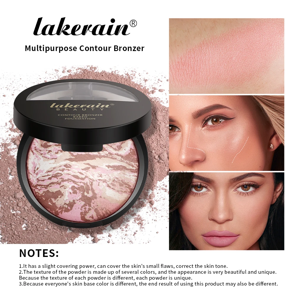 Baked Powder Palette Color Correcting Powder Foundation Balance & Brighten Coverage Semi Matte Natural Finish 1Piece 9g 2