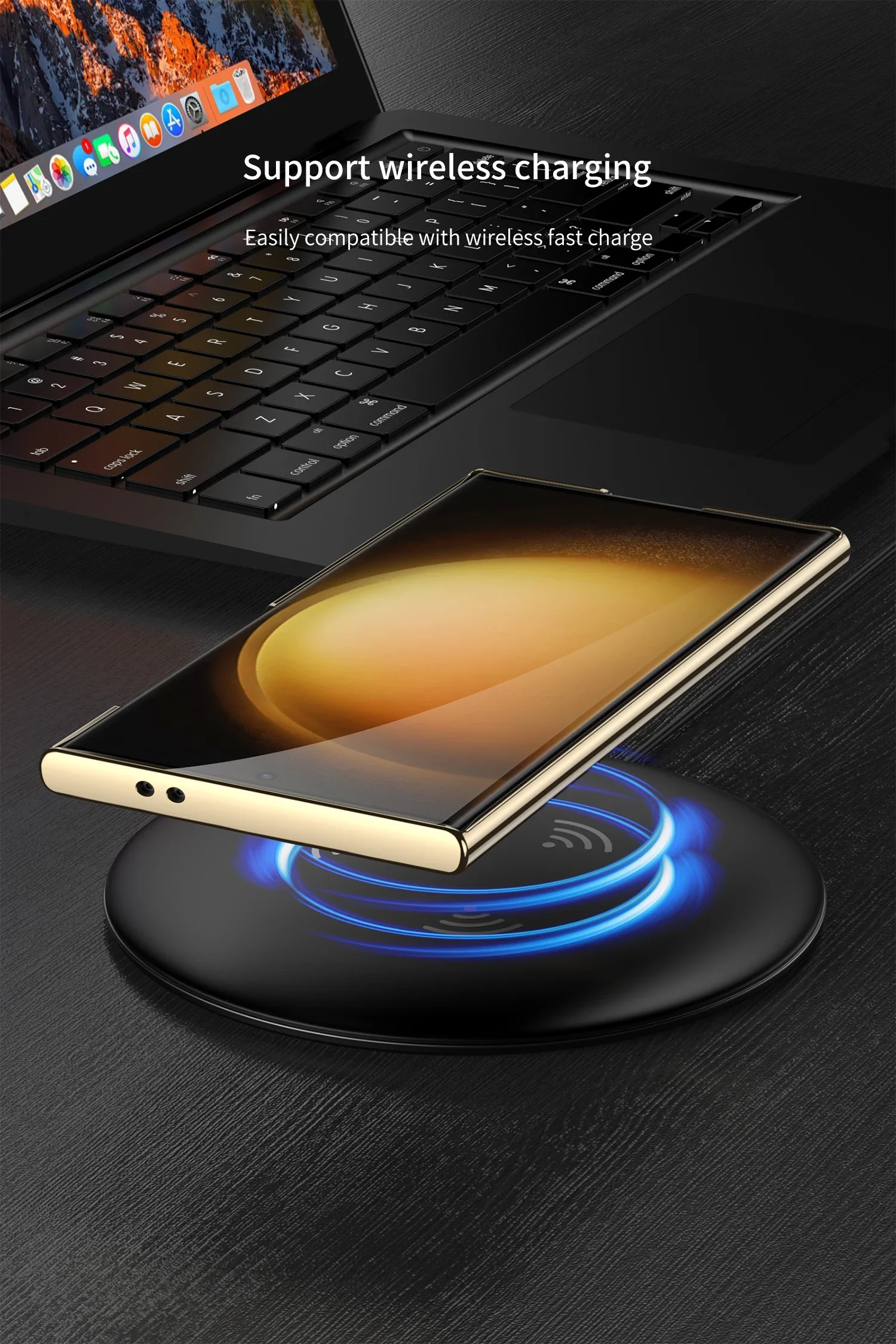 Luxury Plating Stand Soft Case For Samsung Galaxy S24 Ultra PU Leather 360 Degre