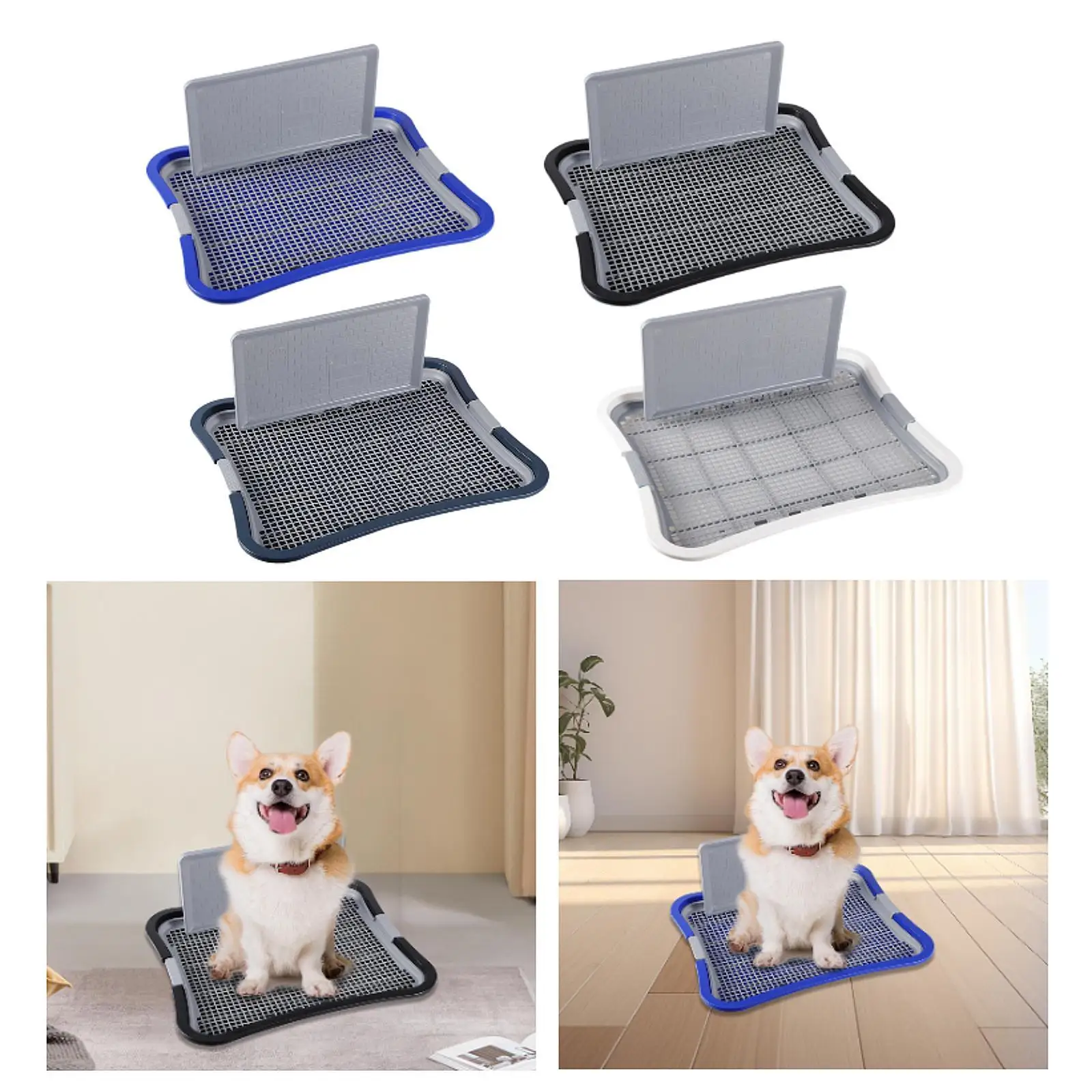 Potty Trainer Urinal and Urinary Column Keep Clean Dog Potty Tray Pet Training Toilet Tray for Bunny Dogs Cats Puppy Kitten Potty Trainer Urinal and Urinary Column Keep Clean Dog Potty Tray Pet Training Toilet Tray for Bunny Dogs Cats Puppy Kitten