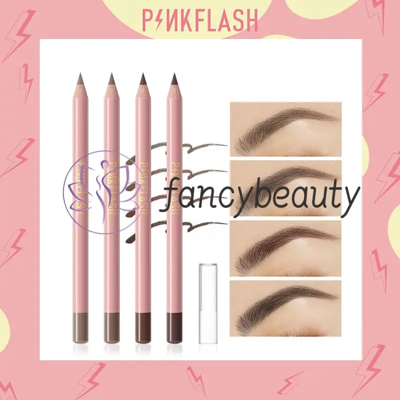 

Black Brown Highly Pigmented Waterproof Makeup Eyebrow Cosmetics Precision Natural Wood Formula Sweat-proof Define Eyebrows