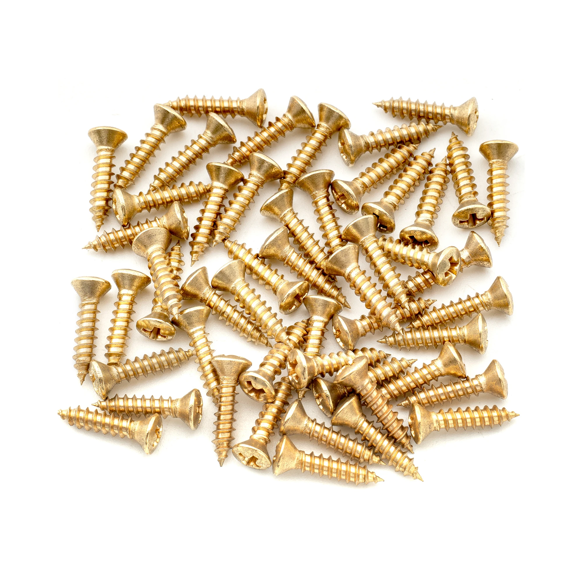Musiclily Ultra 3 x 12 mm Edelstahl-Gitarren-Bass-Schlagbrett-Befestigungsschrauben für Gitarre oder Bass im Fender-Stil in den USA (Set mit 50 Stück) – Detail 10