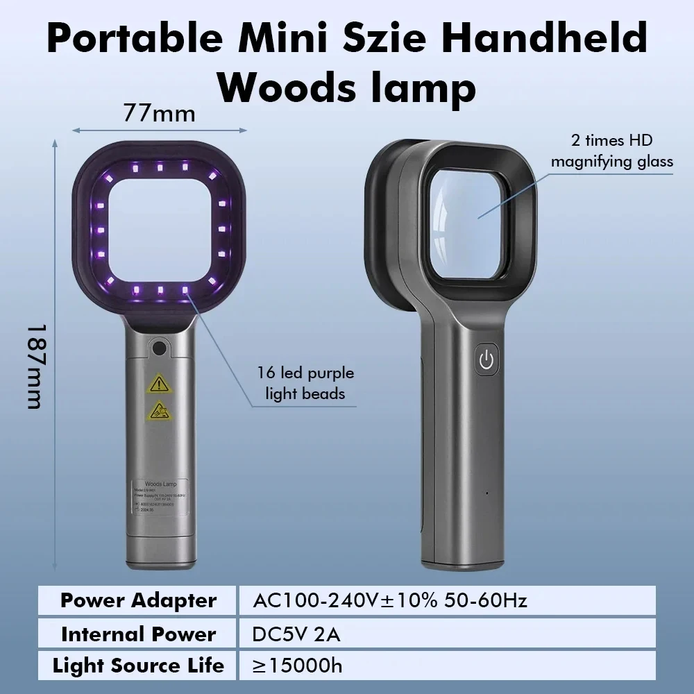 Handheld UV Wood’s Lamp 2