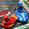 Children's new match parent-child interaction drift kart collision ejection remote control two-person bumper car toy 1