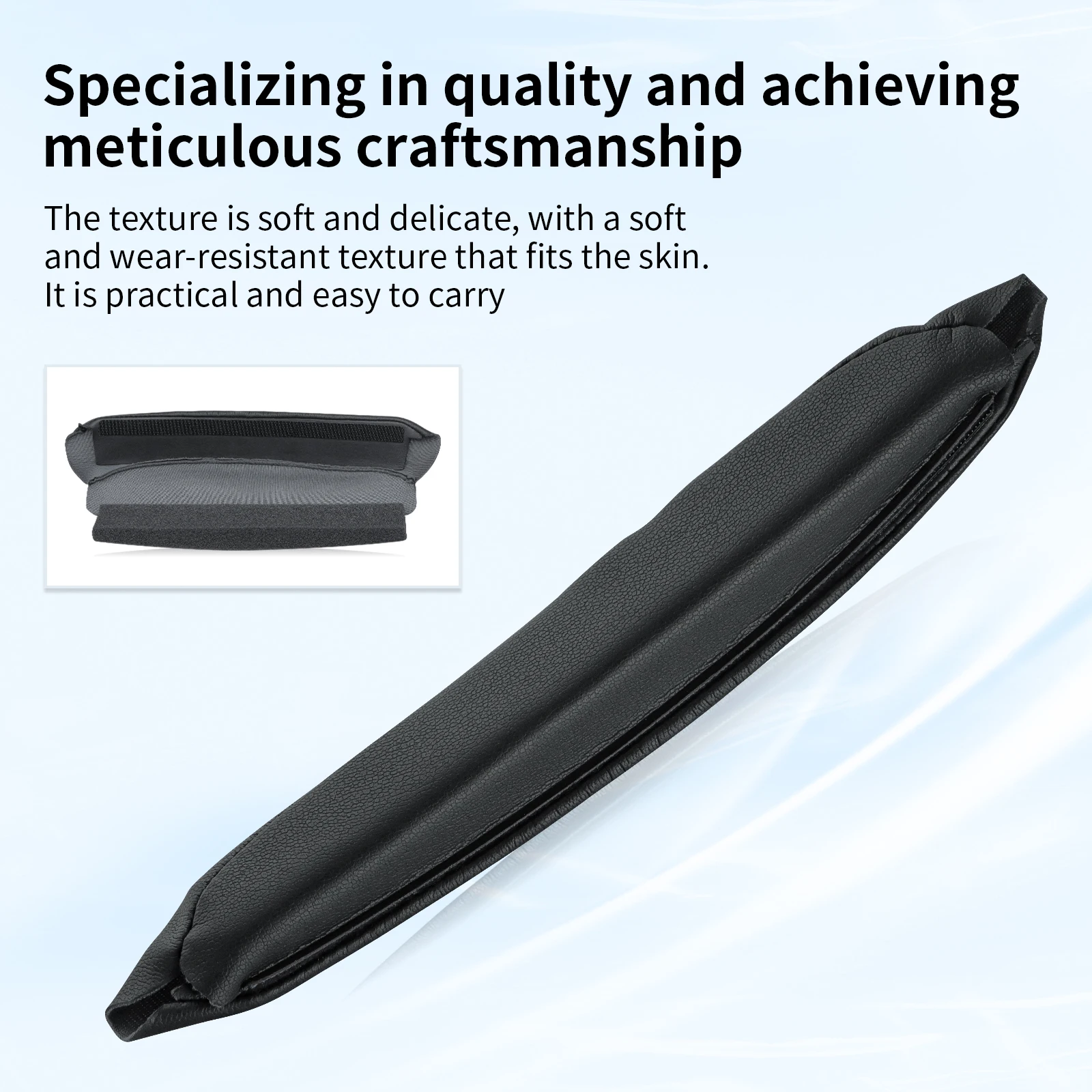 Headband Cover for Sennheiser PXC550/PXC550II, EPOS Adapt 660 Headsets, Replacement Headstrap Pad Repair Part