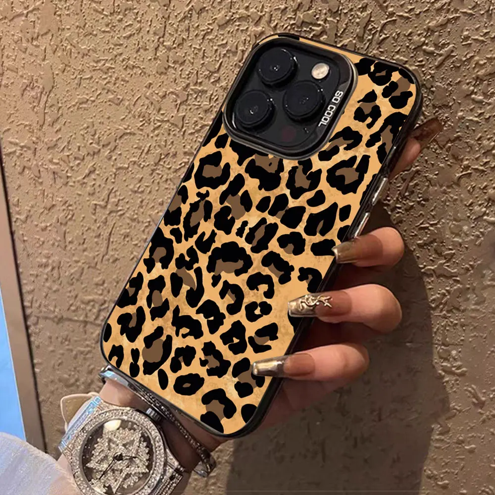 Luxury Leopard Print Shockproof Phone Case