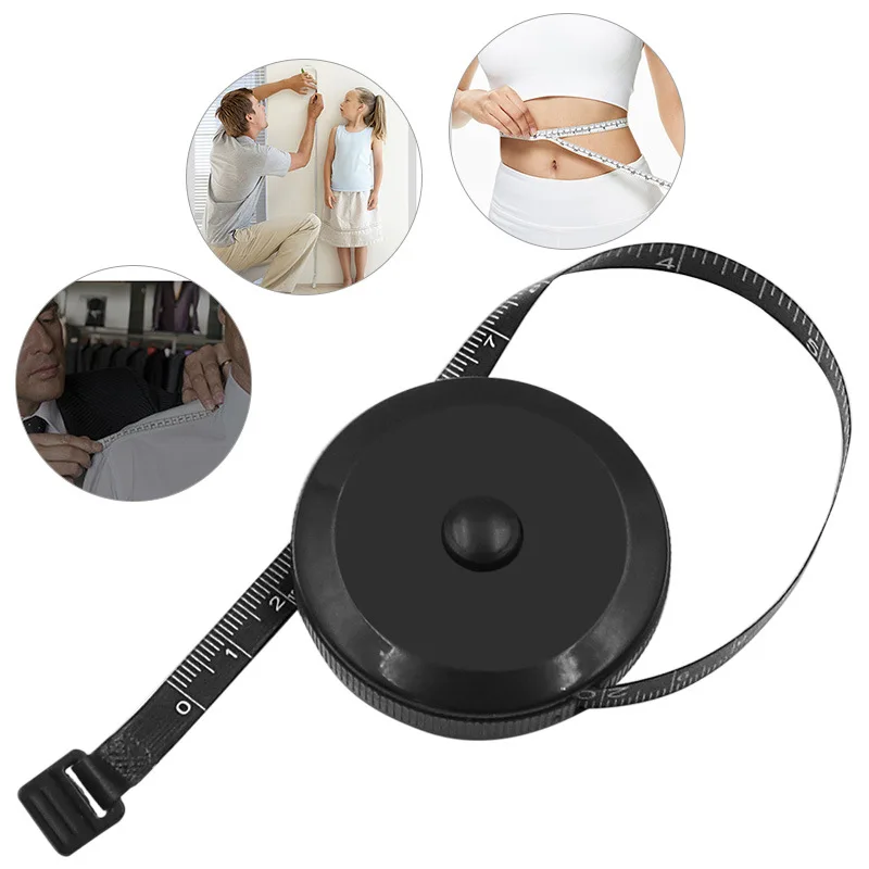 Compact 150cm Mini Keychain Measuring Tape