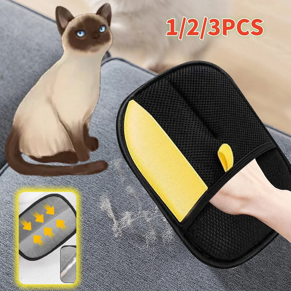 Gants De Bain Pour Animaux Compagnie D'outil Massage Toilettage Chien