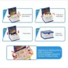 3D Folding Book Puzzle Toy, a stylish and innovative pop-up decompression toy that can be used as a small pendant 2