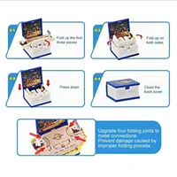 3D Folding Book Puzzle Toy, a stylish and innovative pop-up decompression toy that can be used as a small pendant 2