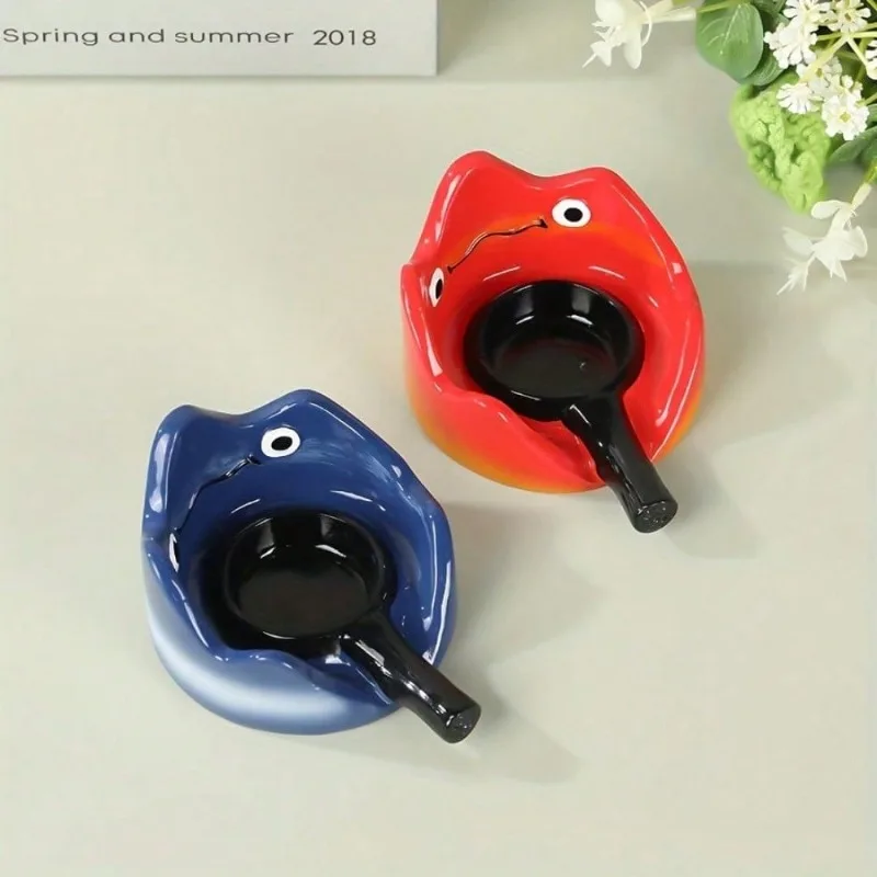 Halloween Candlestick with Cute Cartoon Flame Small Resin Craft Desktop Ornament for Home Birthday Party Decor and Gifts