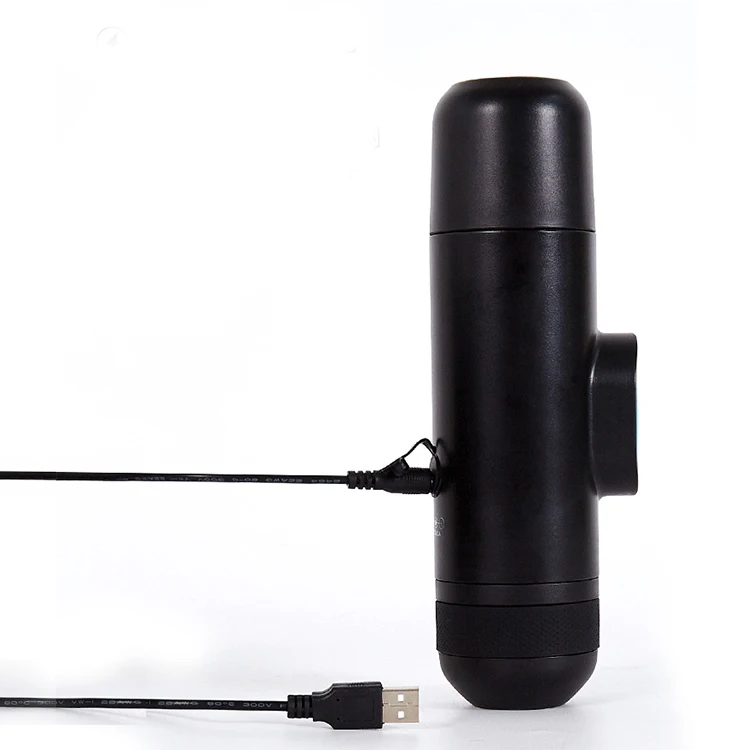 Lithium battery outdoor travel camping car small mini portable K cup ground coffee capsule espresso coffee maker machine