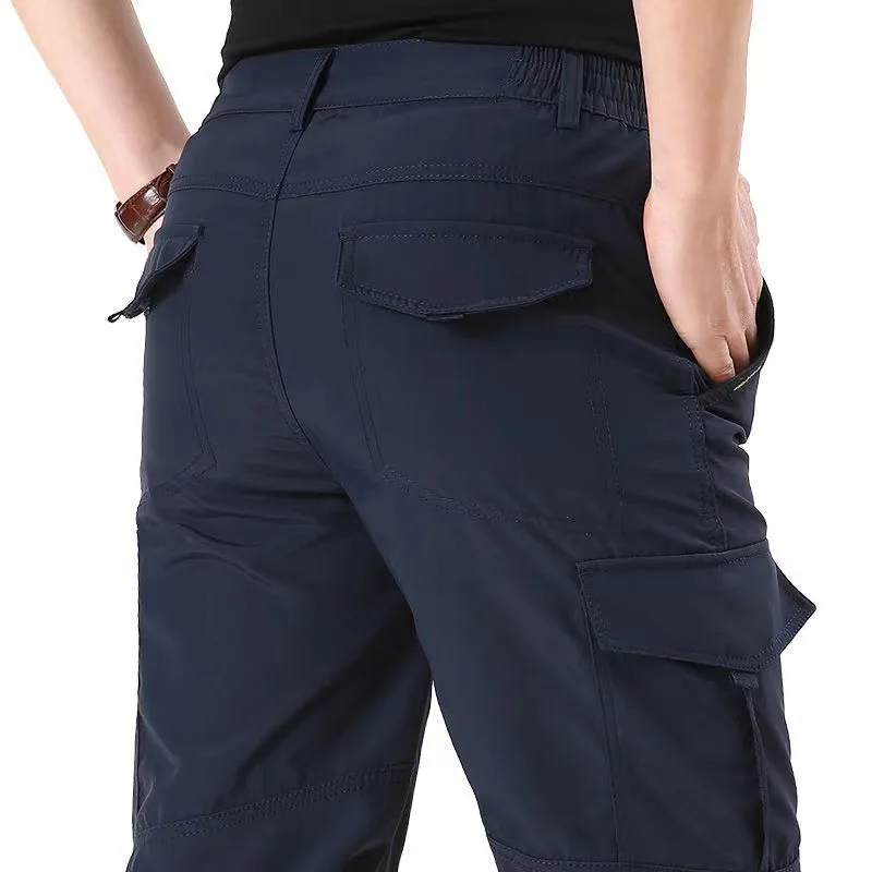 Outdoor Waterproof Tactical Cargo Pants Men Breathable Casual Army Military Long Trousers Male Quick Dry Cargo Pants 3