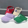 Men Women Summer Visor Hats Empty Top Designer C Golf Hat Fashion Sun Protection Caps New Arrival 2