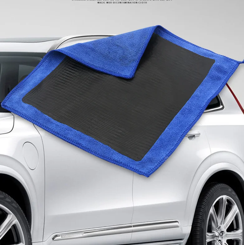Car Cleaning Magic Clay Cloth Hot Clay Towels for Car Detailing Washing Towel with Blue Clay Bar Towel Washing Tool