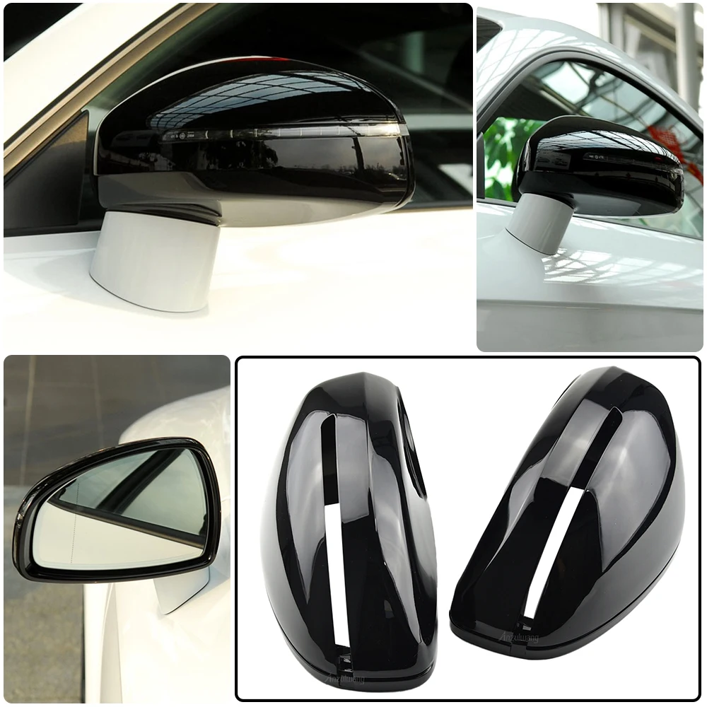 

Rearview Mirror Cover Cap Carbon pattern / Black for Audi TT TTS TT RS 8J MK2 2007-2014 R8 42 2007-2015
