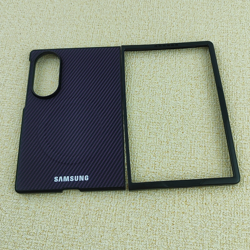 Luxury Carbon Fiber Magnetic Case with MagSafe and Anti-Fall Protection