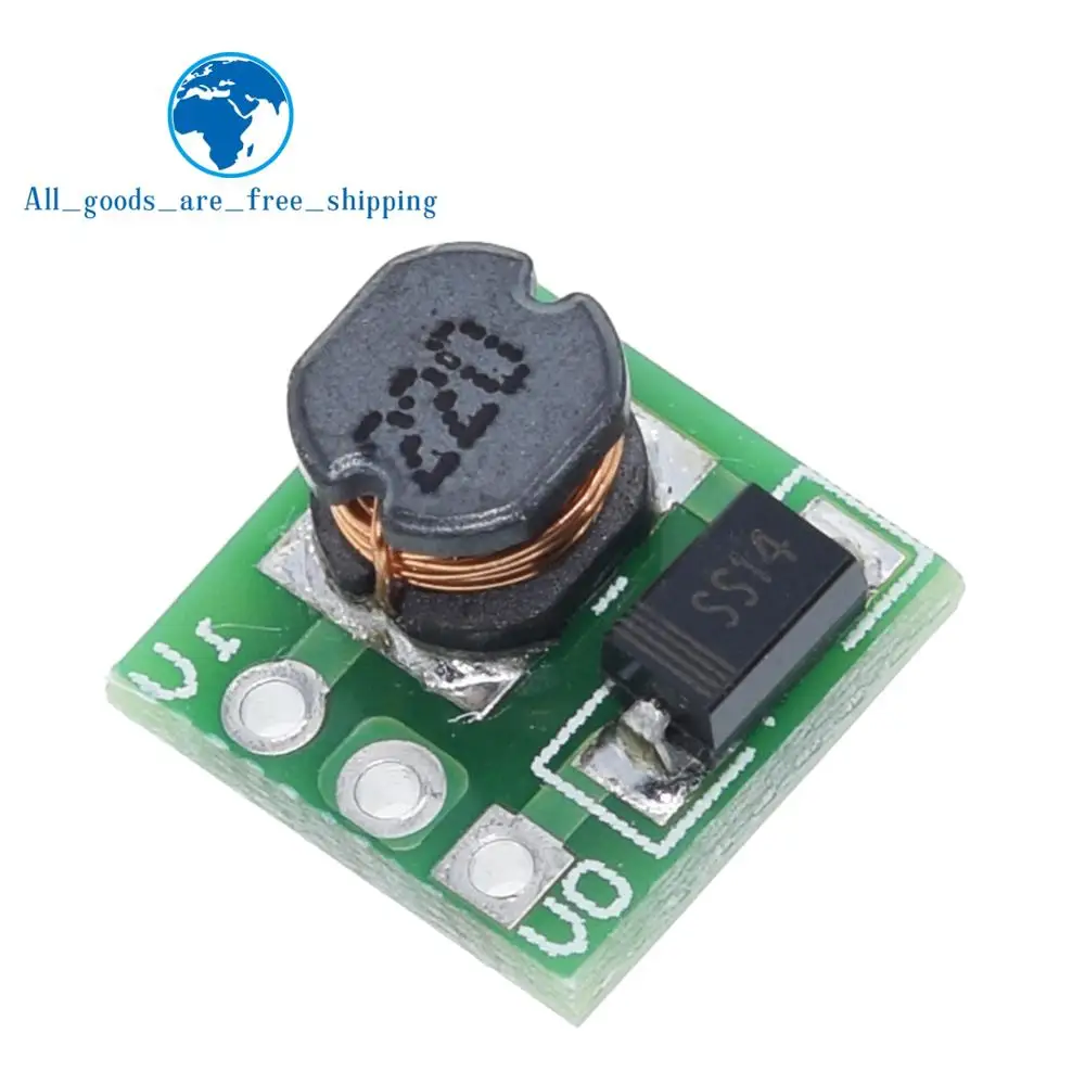 TZT 1/3PCS 0,9-5V Zu 5V DC-DC Step-Up Power Modul Spannung Boost Converter Board 1,5V 1,8V 2,5V 3V 3,3V 3,7V 4,2V Zu 5V