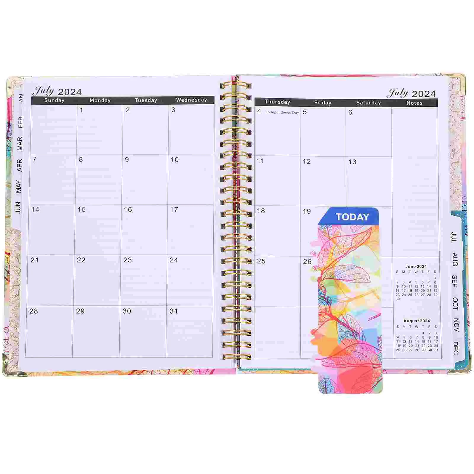 

Notebook Office Accessories Planner Academic Year 2024 Loose Leaf Traveler's Household Notepad Paper