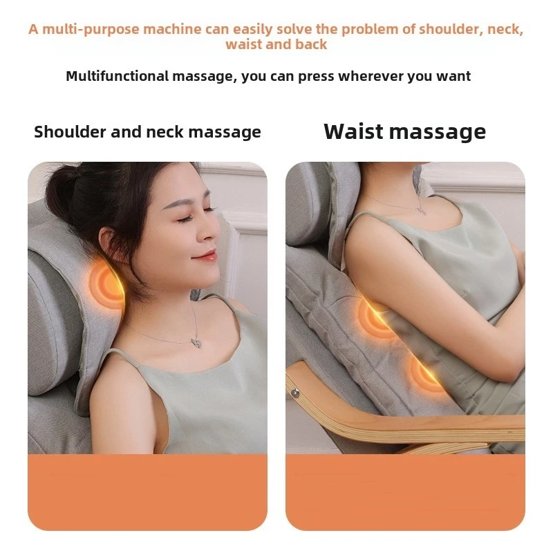 Manufacturer Direct Electric Leisure Reclining Home Office Massager Shiatsu Rocking Massage Chair with New Upgrade Roller 3