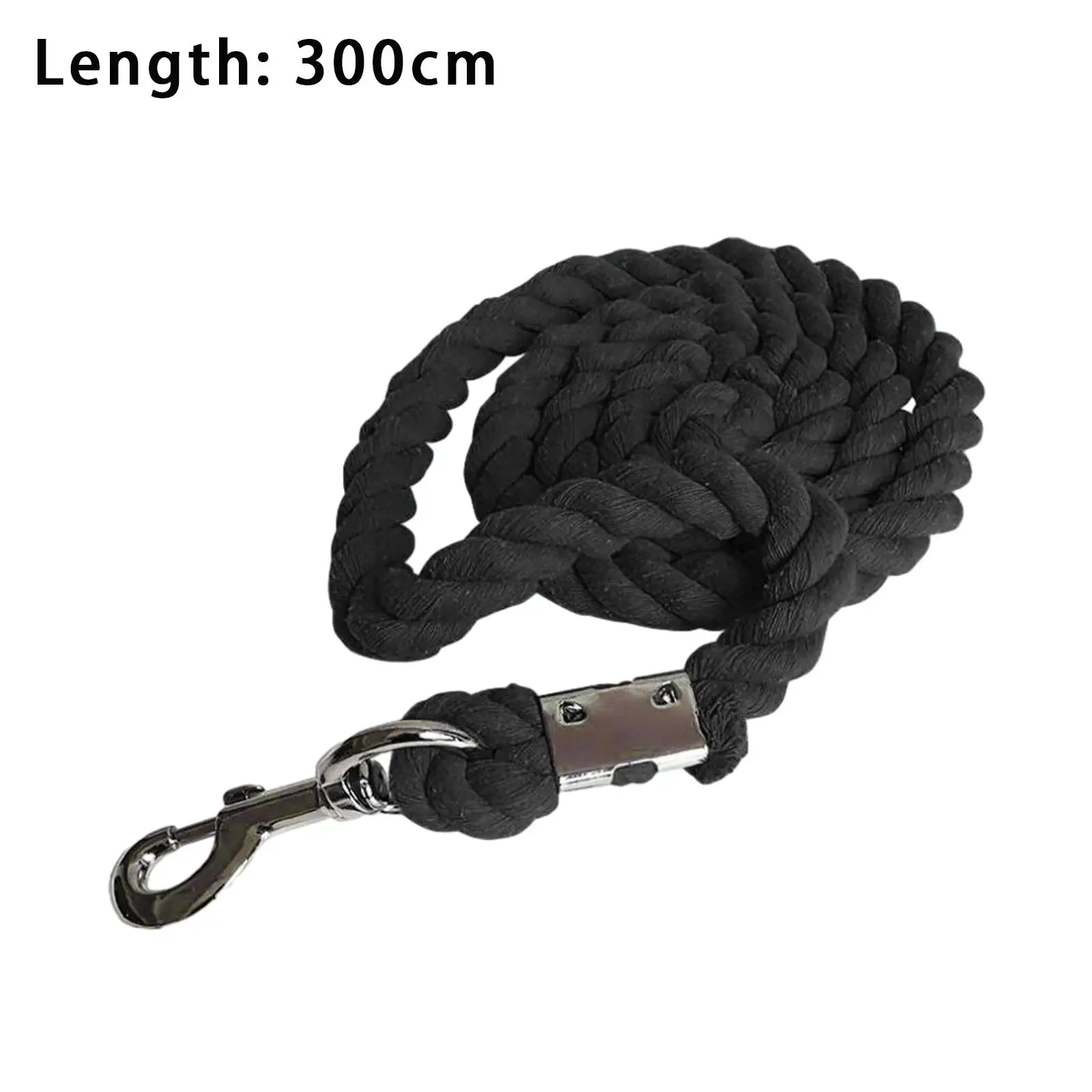 Webbing Horse Lead Rope Horse Leading Rope Practical Easy to Use Durable Bolt Snap Soft Handmade Swivel Buckle Braided Rope