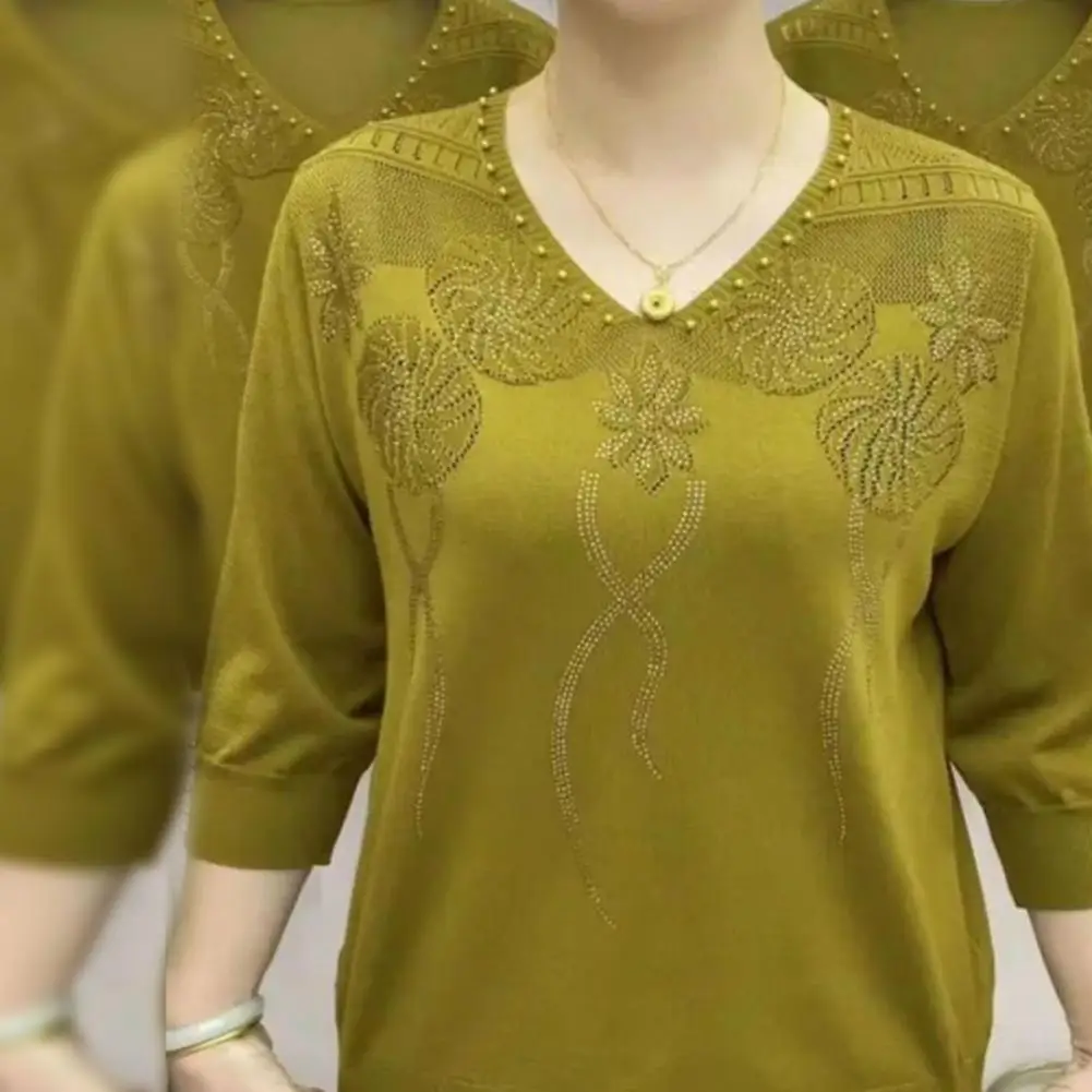 

Новинка весна-осень 2023, однотонная модная футболка с круглым вырезом и длинным рукавом, женские повседневные свободные элегантные универсальные пуловеры на пуговицах