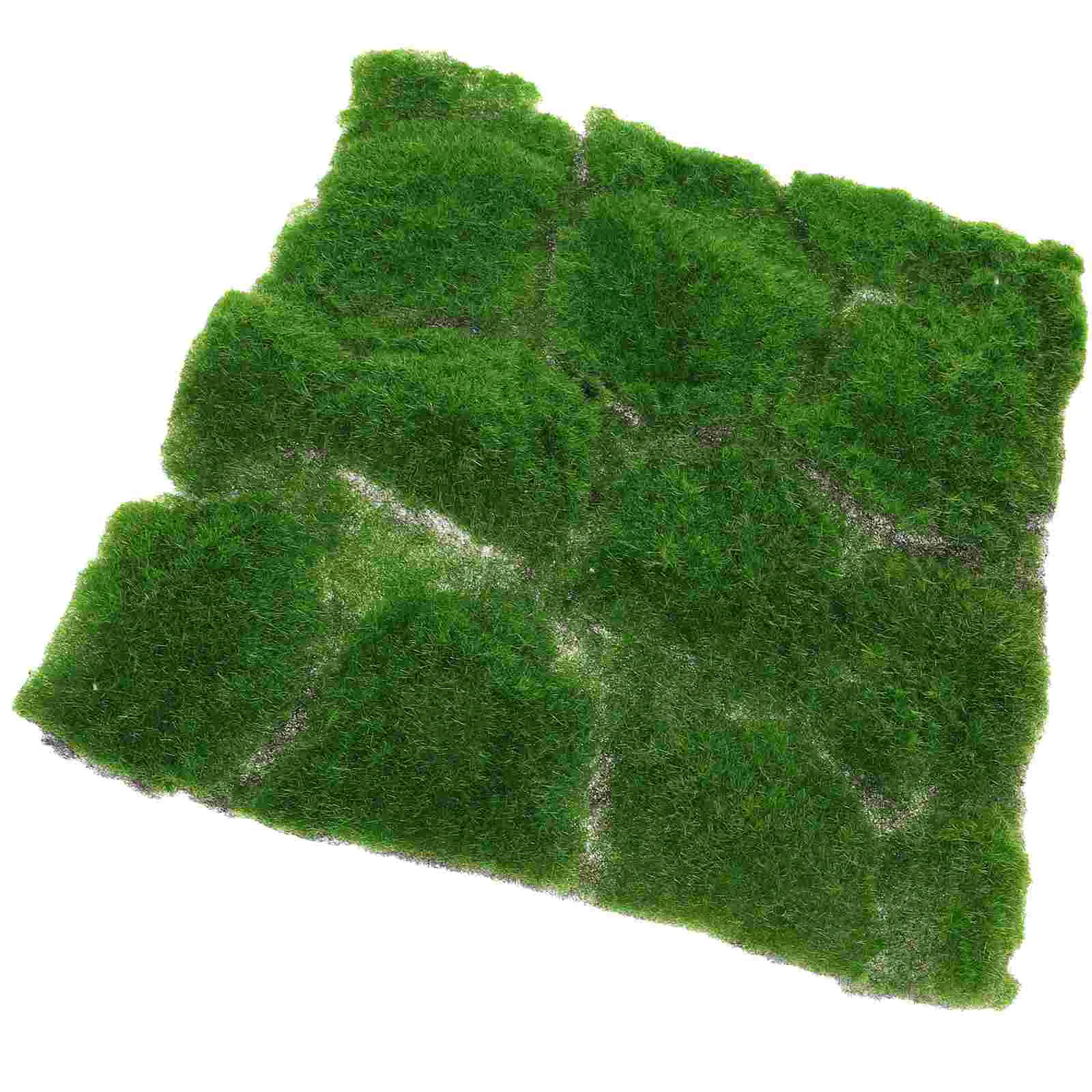 

Simulation Grass Mat Decoration Microlandscape Layout Fake Lawn Pad Mini Garden Decorative Turf