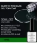 10ml Glowing nail top coat Fluorescent Glow In Dark Gel Nail Polish Semi Permanent Soak Off UV LED Gel Varnish Nail Art 5