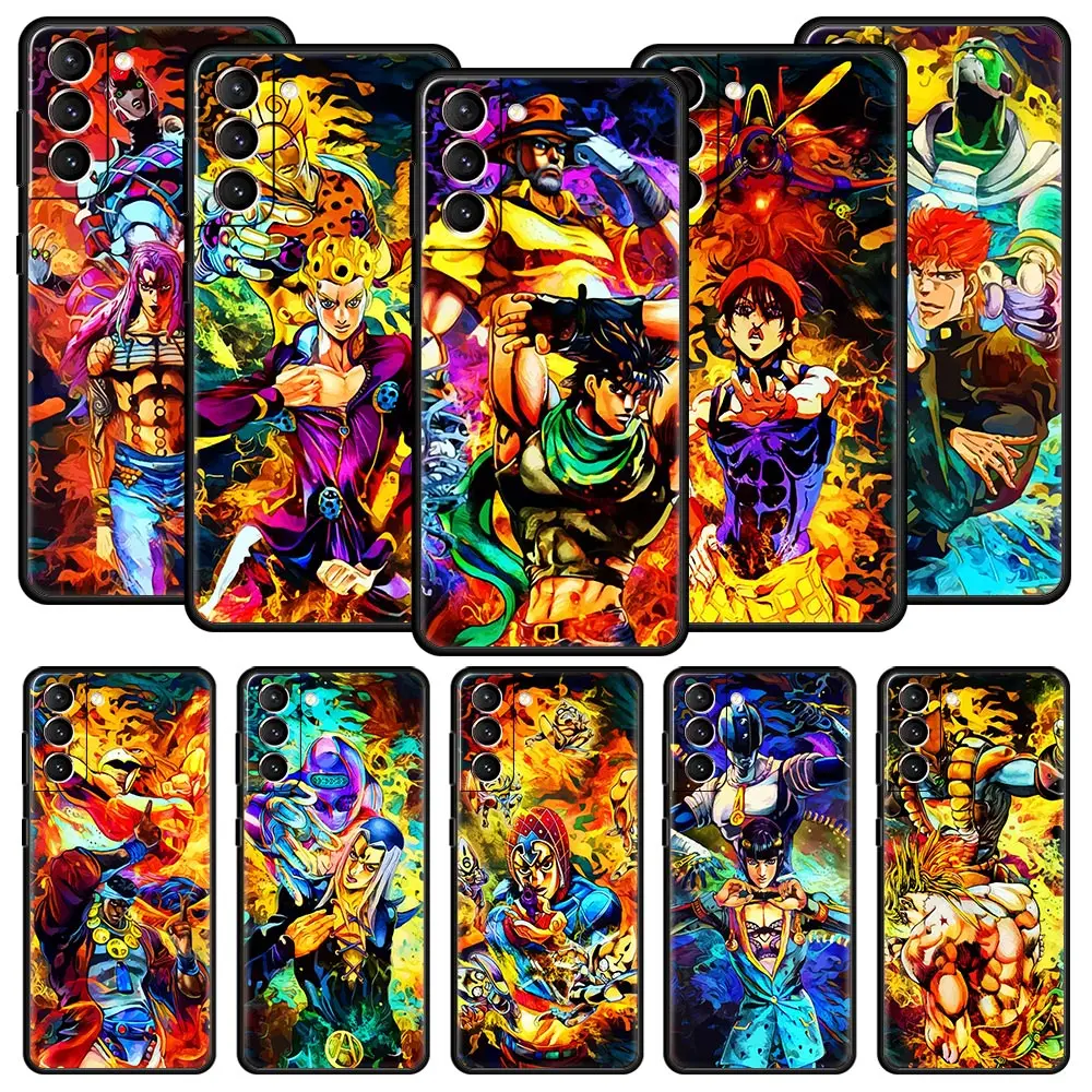 

JoJo Bizarre Adventure Hermit Phone Case For Samsung Galaxy S23 S22 Ultra S20 S21 FE 5G S10 S9 Plus S10E S8 S7 Edge Soft Cover