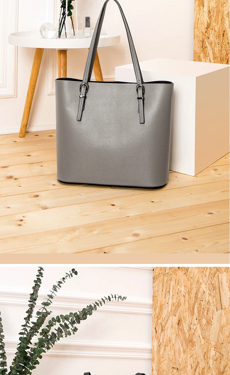 Leather Girl Shoulder Bags High Quality Woman Bags Large